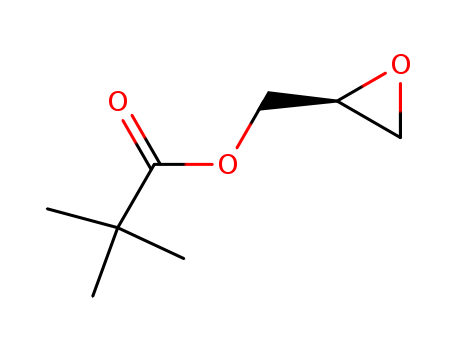 Propanoic acid, 2,2-dimethyl-, oxiranylmethyl ester, (S)-