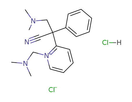 2-(1-Cyano-2-dimethylammonio-1-phenylethyl)-1-dimethylaminomethylpyridinium-dichlorid