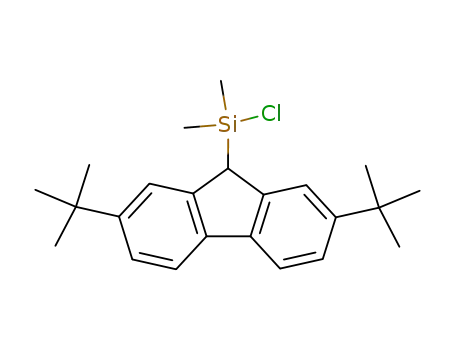 (2,7-di-tert-butyl-9H-fluoren-9-yl)chloro(dimethyl)silane