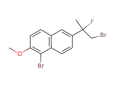 1-Bromo-6-(2-bromo-1-fluoro-1-methyl-ethyl)-2-methoxy-naphthalene