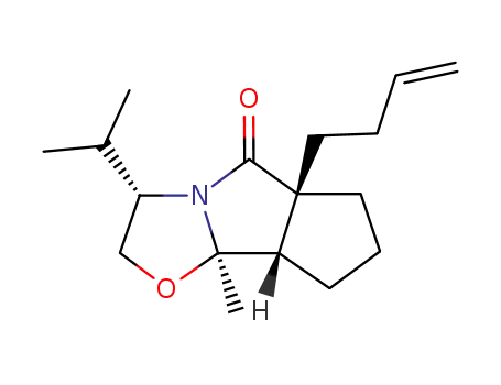 (3S,5aS,8aS,8bR)-5a-But-3-enyl-3-isopropyl-8b-methyl-octahydro-cyclopenta[3,4]pyrrolo[2,1-b]oxazol-5-one