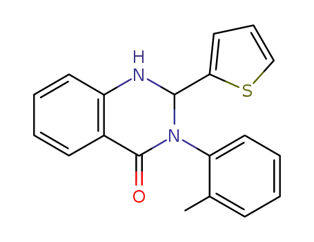 2-Thiophen-2-yl-3-o-tolyl-2,3-dihydro-1H-quinazolin-4-one