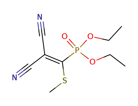 (2,2-Dicyano-1-methylsulfanyl-vinyl)-phosphonic acid diethyl ester