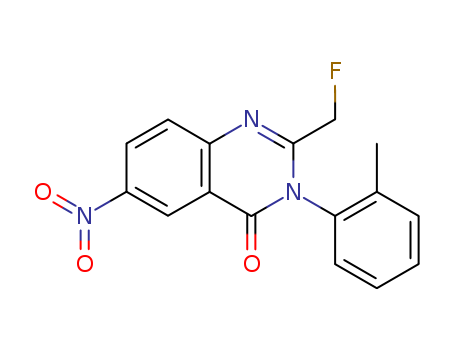 2-(FLUOROMETHYL)-3-(2-METHYLPHENYL)-6-NITROQUINAZOLIN-4(3H)-ONE