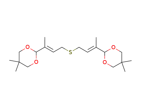bis(3-formyl-3-methyl-2-propenyl) sulfide dineopentyl diacetal