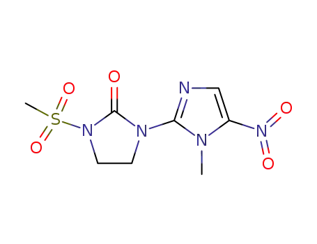 2-Imidazolidinone,1-(1-methyl-5-nitro-1H-imidazol-2-yl)-3-(methylsulfonyl)-