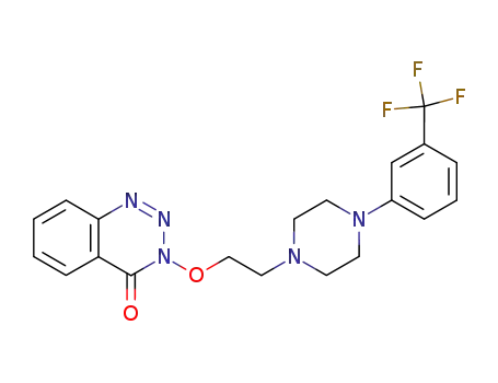 3-{2-[4-(3-trifluoromethyl-phenyl)-piperazin-1-yl]-ethoxy}-3H-benzo[d][1,2,3]triazin-4-one