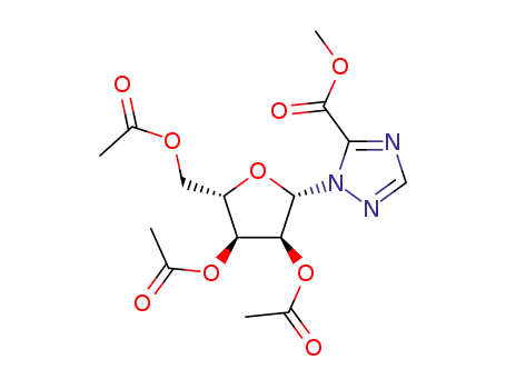 methyl 1-(2,3,5-tri-O-acetyl-β-L-ribofuranosyl)-1,2,4-triazole-5-carboxylate