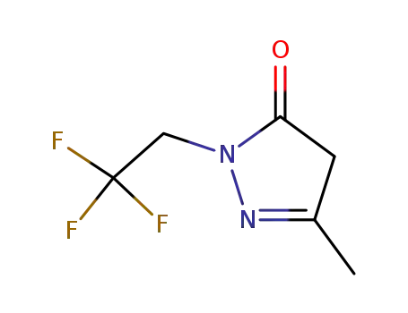 3-methyl-1-(2,2,2-trifluoroethyl)-5-pyrazolone