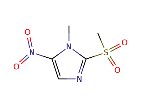 1H-Imidazole,1-methyl-2-(methylsulfonyl)-5-nitro- cas  1615-53-8
