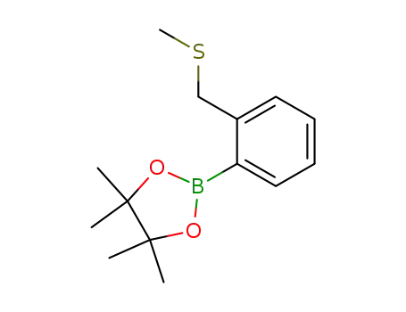4,4,5,5-tetramethyl-2-[2-(methylsulfanylmethyl)-phenyl]-[1,3,2]dioxaborolane