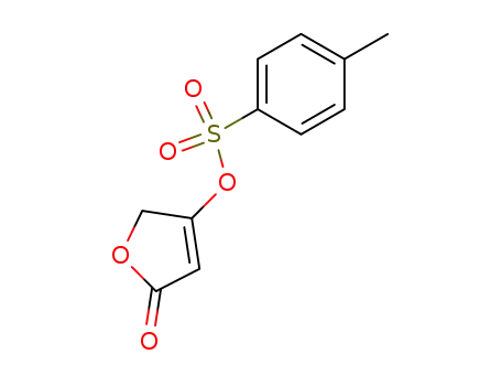 Molecular Structure of 471931-08-5 (2(5H)-Furanone, 4-[[(4-methylphenyl)sulfonyl]oxy]-)
