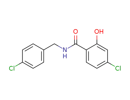 Benzamide, 4-chloro-N-[(4-chlorophenyl)methyl]-2-hydroxy-