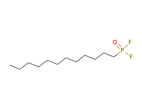 Molecular Structure of 682343-00-6 (Phosphonic difluoride, dodecyl-)