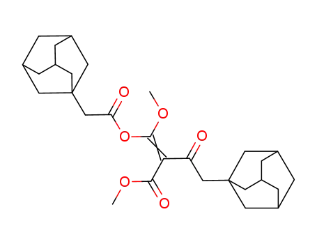 methyl [2-(1-adamantylacetyl)-3-(1-adamantylmethylcarbonyloxy)-3-methoxy]-2-propenoate