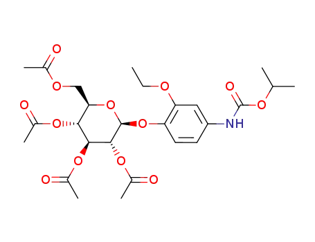 Acetic acid (2S,3R,4S,5R,6R)-4,5-diacetoxy-6-acetoxymethyl-2-(2-ethoxy-4-isopropoxycarbonylamino-phenoxy)-tetrahydro-pyran-3-yl ester