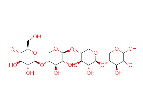 β-D-glucopyranosyl-(1->4)-β-D-xylopyranosyl-(1->4)-β-D-xylopyranosyl-(1->4)-D-xylopyranose
