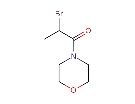 Molecular Structure of 2620-13-5 (4-(2-BROMOPROPANOYL)MORPHOLINE)