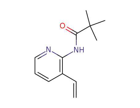 Molecular Structure of 850014-31-2 (Propanamide, N-(3-ethenyl-2-pyridinyl)-2,2-dimethyl-)