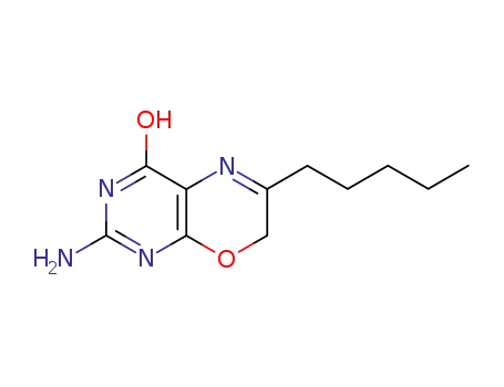 2-amino-6-pentyl-3,7-dihydro-pyrimido[4,5-b][1,4]oxazin-4-one