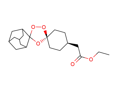 cis-adamantane-2-spiro-3'-8'-(ethoxycarbonylmethyl)-1',2',4'-trioxaspiro[4.5]decane