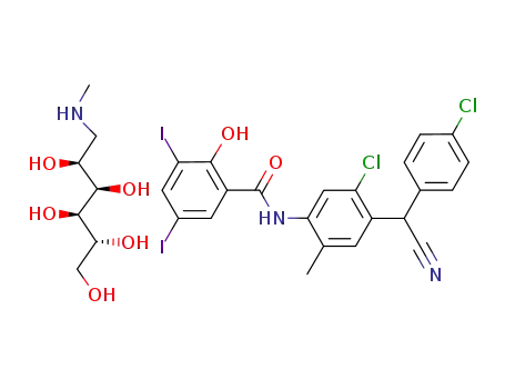 N-methylglucamine salt of closantel