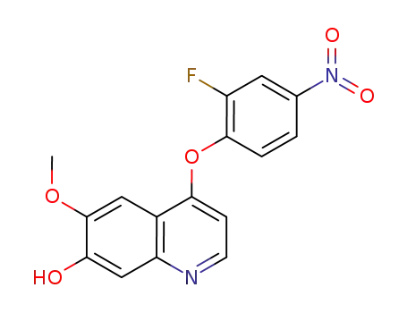 1-(2-fluoro-4-nitrophenyl)-6-hydroxy-7-methoxy-quinoline