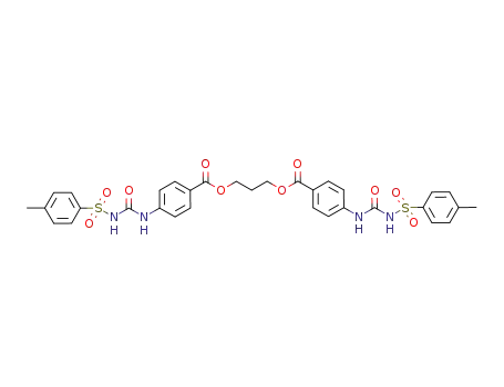 1,3-trimethylene bis(4-(p-toluenesulfonylaminocarbonylamino)benzoate)