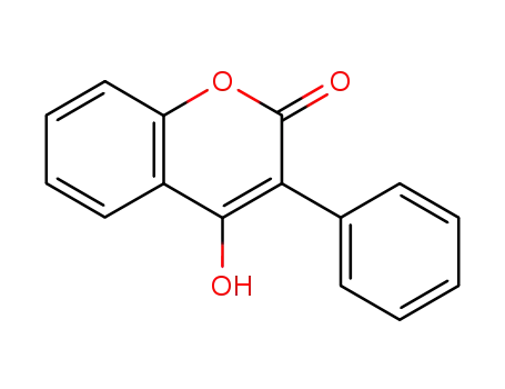 Molecular Structure of 1786-05-6 (4-HYDROXY-3-PHENYLCOUMARIN)