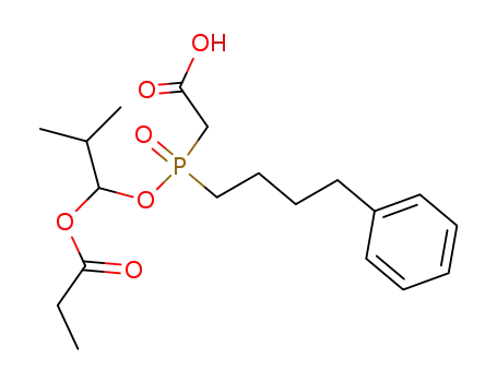 [[2-Methyl-1-(1-oxopropoxy)propoxy](4-phenylbutyl)phosphinyl]acetic acid