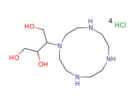 3-(1,4,7,10-tetraazacyclododecane-1-yl)butane-1,2,4-triol tetrahydrochloride