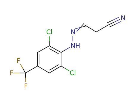 Propanenitrile, 3-[[2,6-dichloro-4-(trifluoromethyl)phenyl]hydrazono]-