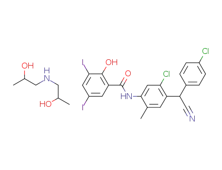 diisopropanolamine closantel salt