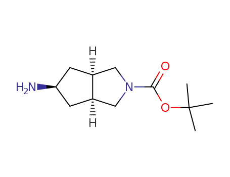 tert-butyl (3aS,6aR)-5-amino-3,3a,4,5,6,6a-hexahydro-1H-cyclopenta[c]pyrrole-2-carboxylate