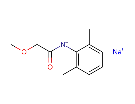 N-methoxyacetyl-2,6-dimethylaniline sodium salt