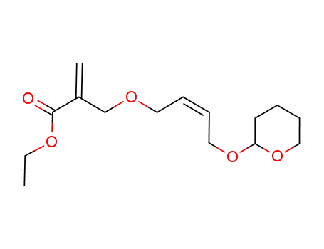 (Z)-ethyl 2-{[4'-(tetrahydro-2''H-pyran-2''-yloxy)but-2'-enyloxy]methyl}acrylate
