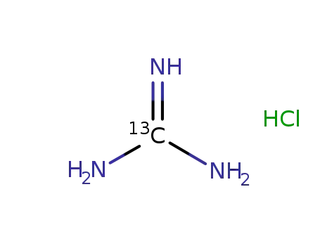 Molecular Structure of 286013-04-5 (GUANIDINE-13C HYDROCHLORIDE)