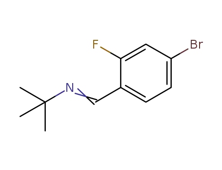 (4-bromo-2-fluoro-benzylidene)-tert-butyl-amine