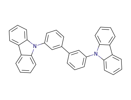 Molecular Structure of 342638-54-4 (MCBP , 3,3-Di(9H-carbazol-9-yl)biphenyl.)