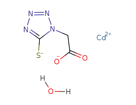 Cd(5-mercapto-1H-tetrazole-1-acetic acid (2-))(H2O)