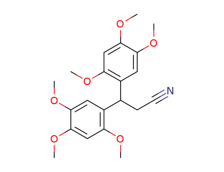 3,3-bis(2,4,5-trimethoxyphenyl)propanenitrile