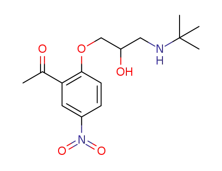 1-{2-[3-(tert-butylamino)-2-hydroxypropoxy]-5-nitrophenyl}ethan-1-one