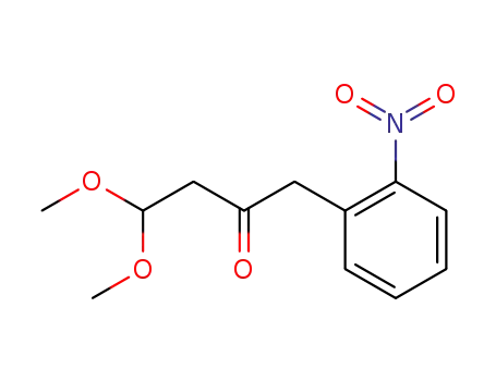 1-(2-nitrophenyl)-4,4-dimethoxy-2-butanone