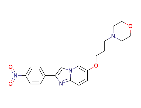 4-(3-((2-(4-nitrophenyl)imidazo[1,2-a]pyridin-6-yl)oxy)propyl)morpholine