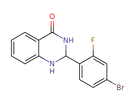 2-(4-bromo-2-fluorophenyl)-2,3-dihydroquinazolin-4(1H)-one