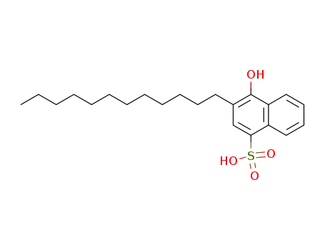 2-n-dodecyl-1-naphthol-4-sulfonic acid