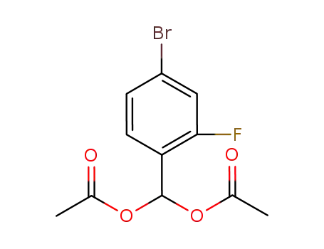 (4-bromo-2-fluorophenyl)methylene diacetate