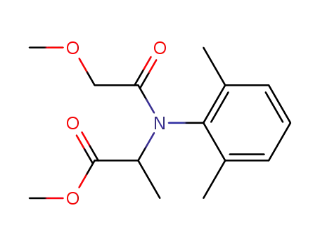 methyl-N-(methoxyacetyl)-N-(2,6-xylyl)-DL-alaninate