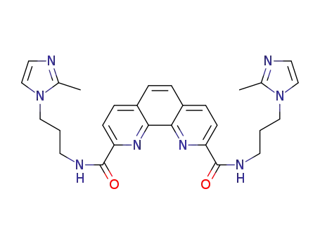 2,9-bis(N-(1-(2-methylimidazolyl))propylaminocarbonyl)-1,10-phenanthrolin