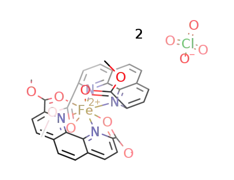 [FeII(2,9-bis(carbomethoxy)-1,10-phenanthroline)2](ClO4)2